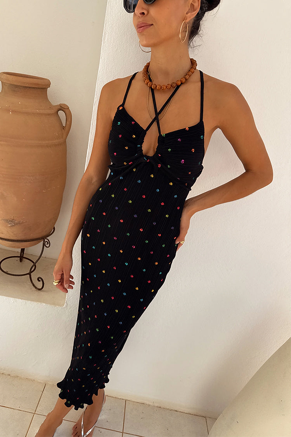 Multi Spot Megan Dress
