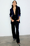 Navy Velvet Hot Fix Arden Trousers Petite