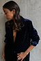 Navy Velvet Blazer