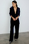 Navy Velvet Blazer