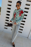 Thumbnail for caption_Model is 5ft7” and wears size S