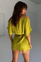 Olive Lace Mini Tilly Dress