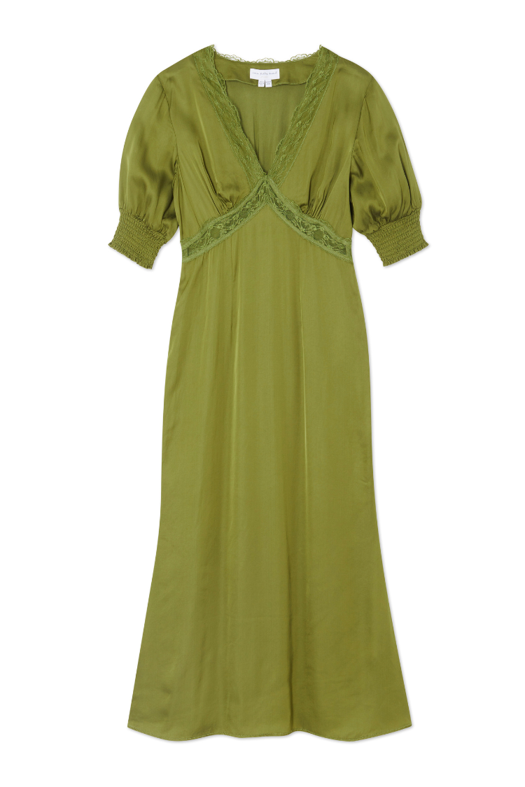 Olive Lace May Dress