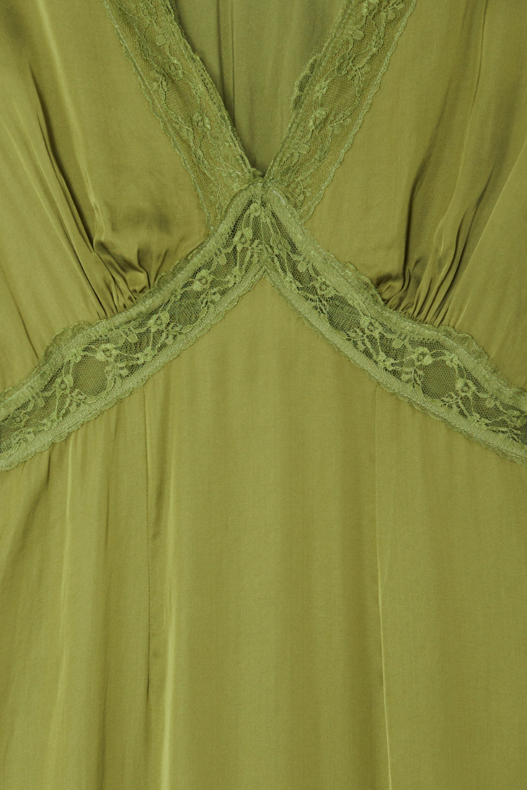 Olive Lace May Dress