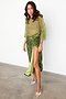 Olive Sequin Jaspre Skirt