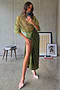 Olive Sequin Jaspre Skirt