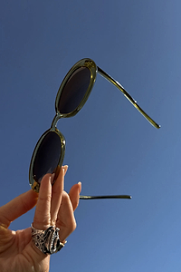 Thumbnail for Olive Oval Sunglasses