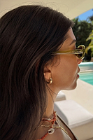 Thumbnail for Olive Oval Sunglasses