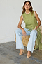 Olive Knit Tank Top