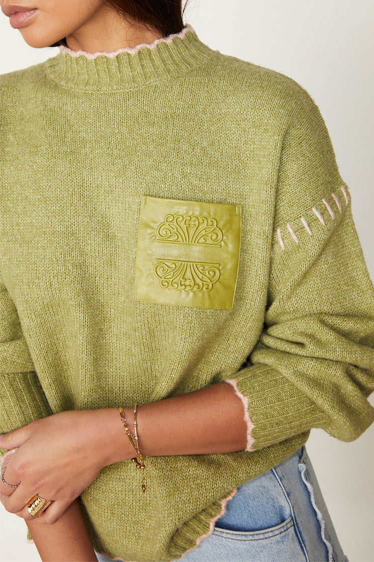 Olive Virgo Jumper