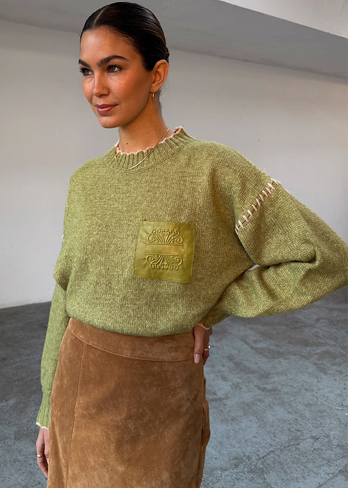 Olive Virgo Jumper