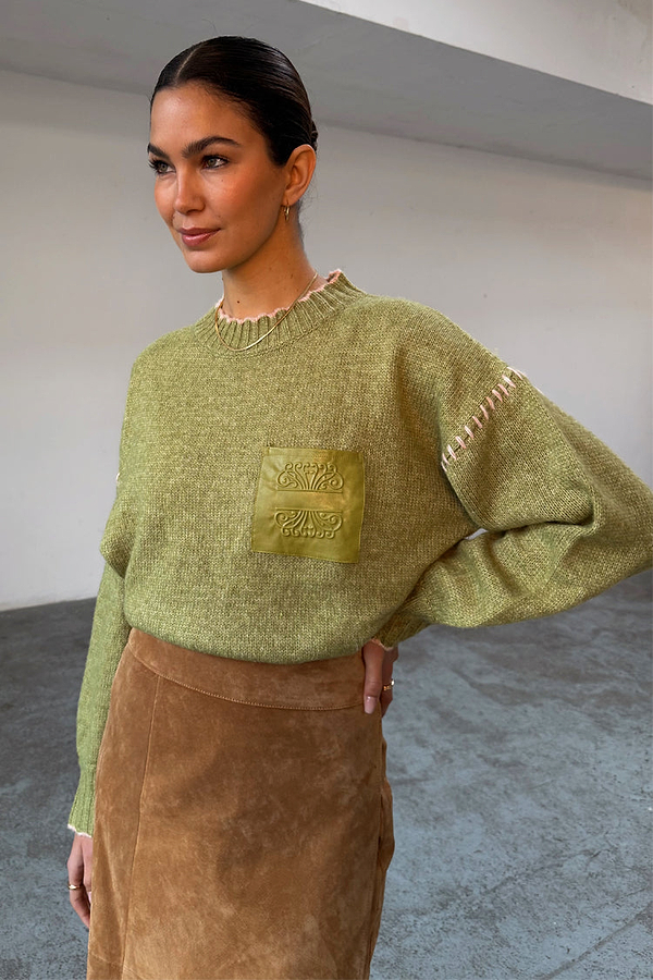 Olive Virgo Jumper