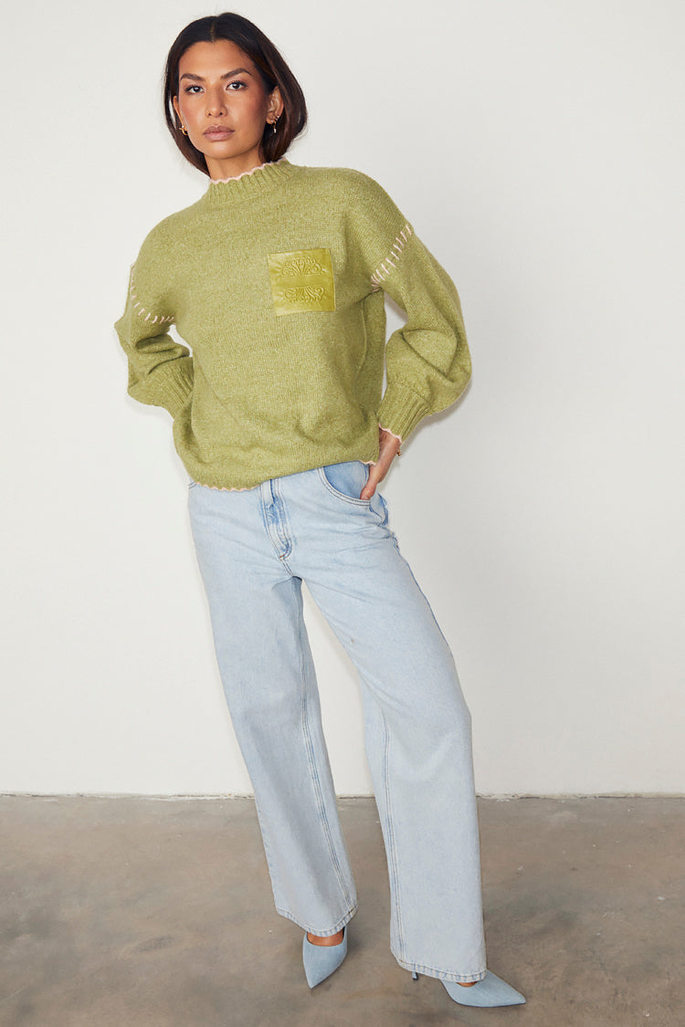 Olive Virgo Jumper