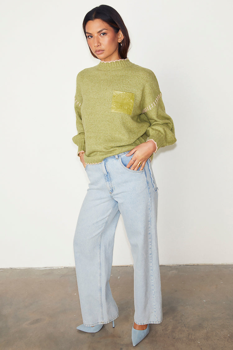 Olive Virgo Jumper