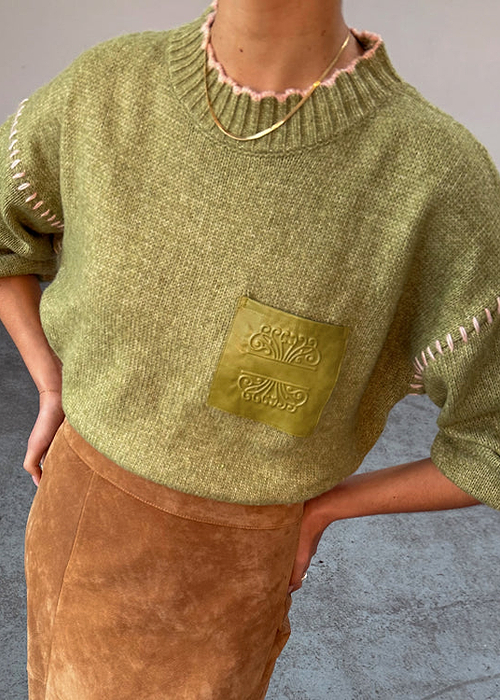 Olive Virgo Jumper