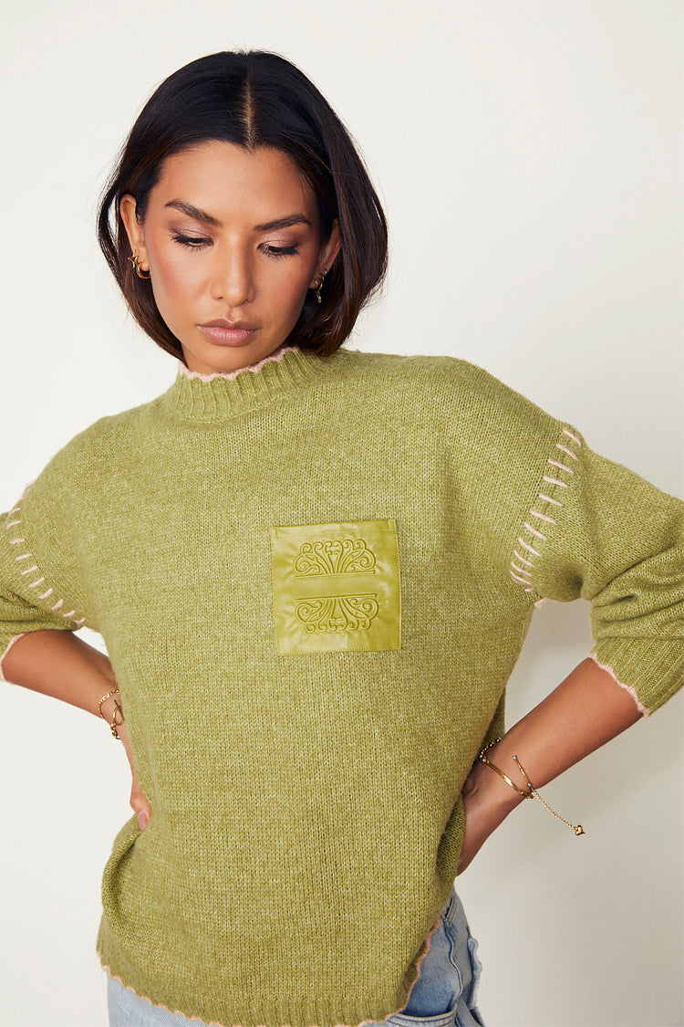 Olive Virgo Jumper