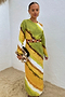 Green Ombre Alba Dress