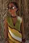 Green Ombre Deia Dress