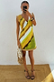 Green Ombre Deia Dress