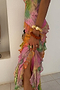 Ombre Jacquard Faro Dress