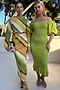 Green Ombre Alba Dress