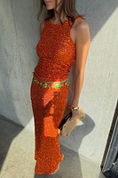 Thumbnail for caption_Model is 5ft7” and wears UK size 10/ US 6
