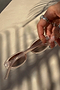 Cream Oval Sunglasses