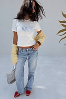 Thumbnail for caption_Model is 5ft7” and wears size M