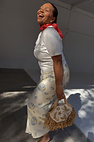 Thumbnail for caption_Model is 5ft6” and wears UK size 16/ US 12