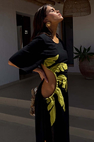 Thumbnail for caption_Model is 5ft7” and wears UK size 10/ US 6