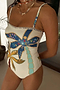 Palm Bandeau Suit