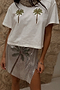 Embroidered Palm Boob T Shirt
