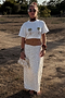 Embroidered Palm Boob T Shirt