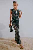 Thumbnail for caption_Model wears Mono Palma Mesh Top in UK size 8/ US 4