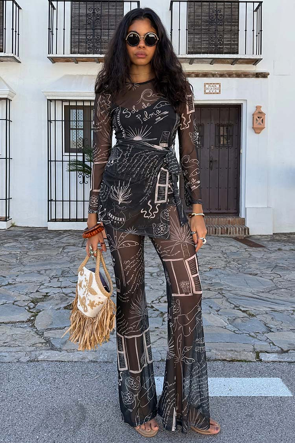 Mono Palma Mesh Trousers