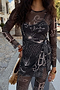 Mono Palma Mesh Mini Wrap Dress