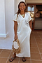 Cream Palma T Shirt Dress