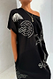Black Palma T Shirt Dress