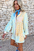 Thumbnail for Model wearing Pastel Gabbie Shirt