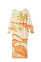 Pastel Palm Jem Dress