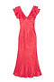 Pink Animal Jacquard Tilda Dress