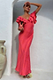 Pink Animal Jacquard Tilda Dress