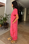 Pink and Red Azura T-Shirt Dress