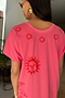 Pink and Red Azura T-Shirt Dress