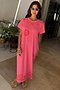 Pink and Red Azura T-Shirt Dress