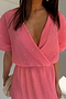 Pink Plisse Fifi Dress