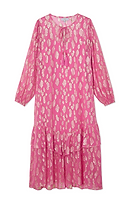 Thumbnail for Pink Jacquard Harmony Dress Petite