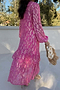 Pink Jacquard Harmony Dress