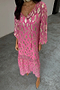 Pink Jacquard Harmony Dress