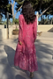 Pink Jacquard Harmony Dress